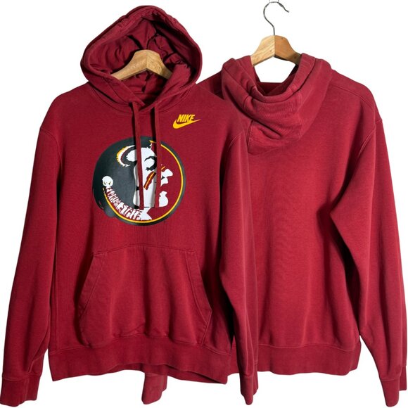 Nike Florida State University FSU Seminoles Hooded Sweatshirt Men's Small Red - Picture 1 of 14